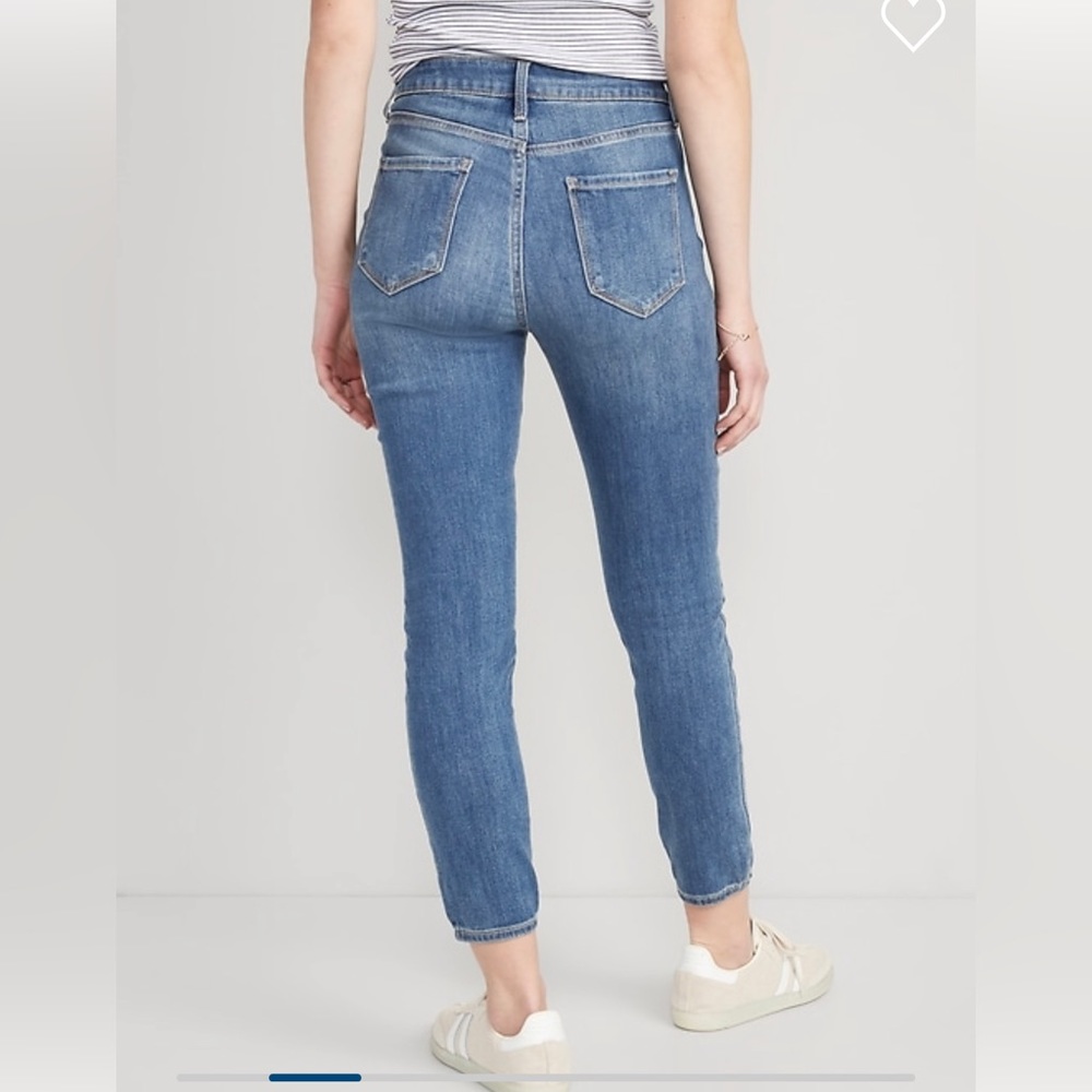 NWT Old Navy High Rise Ankle Skinny SZ 24